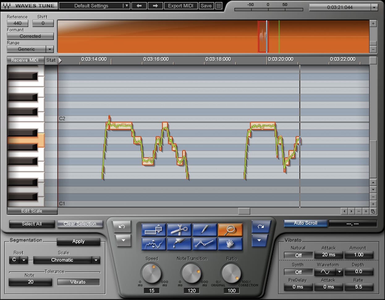 WAVES Virtual Processors Waves Tune: Pitch Correction Plugin