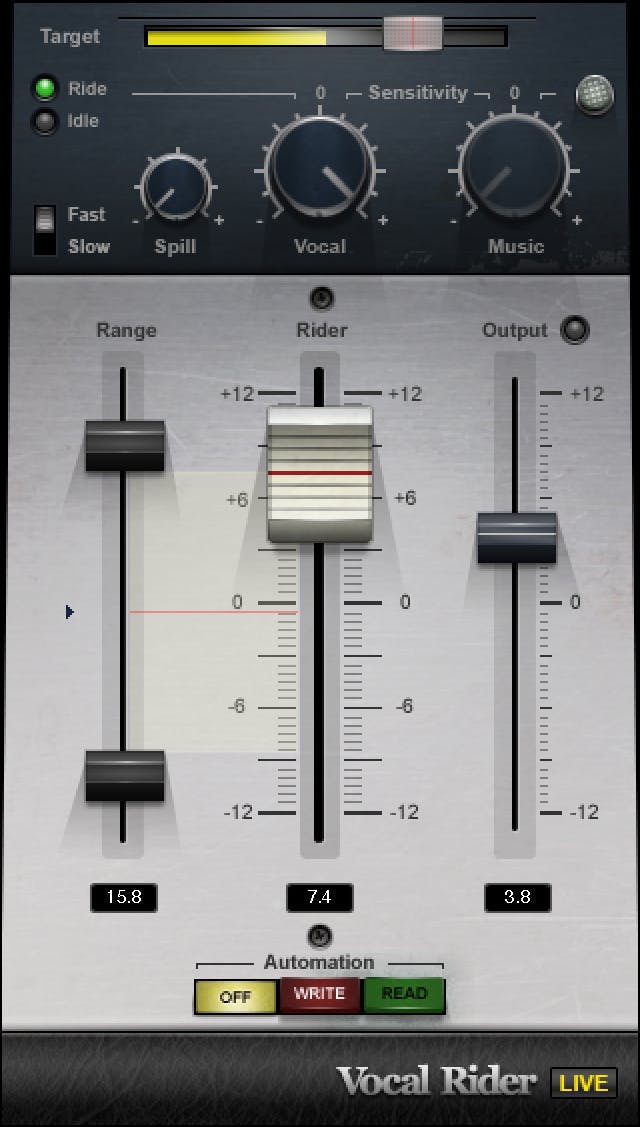 WAVES Virtual Processors Waves Vocal Rider: Vocal Dynamics Plugin