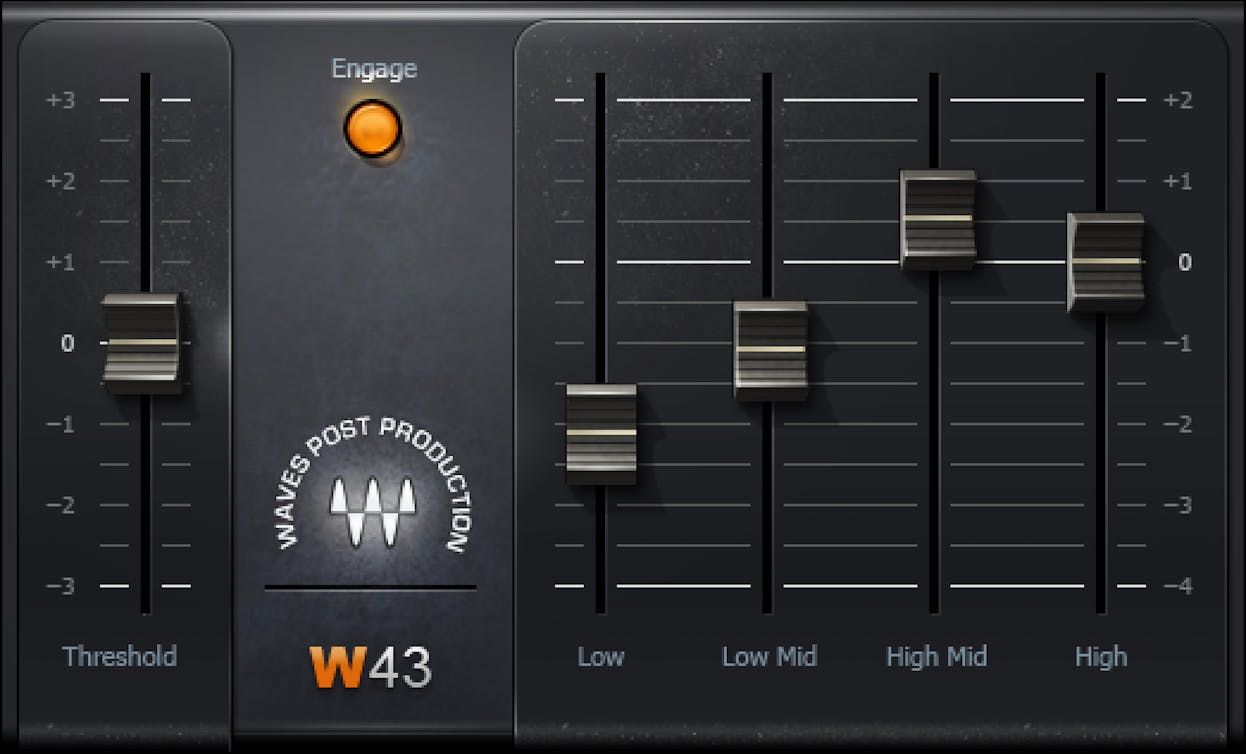 WAVES Virtual Processors Waves W43 Noise Reduction Plugin: Noise Reduction Plugin