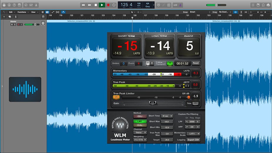 WAVES Virtual Processors Waves WLM Plus Loudness Meter: Loudness Meter Plugin