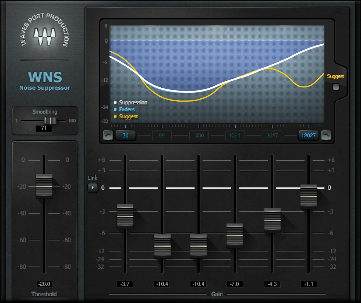 WAVES Virtual Processors Waves WNS Noise Suppressor: Noise Suppressor Plugin