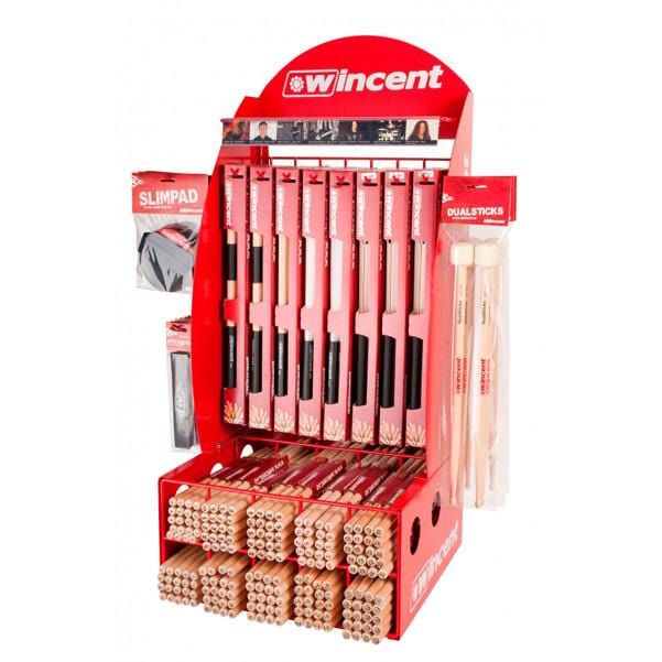 wincent drumsticks wincent display dynabeat stick