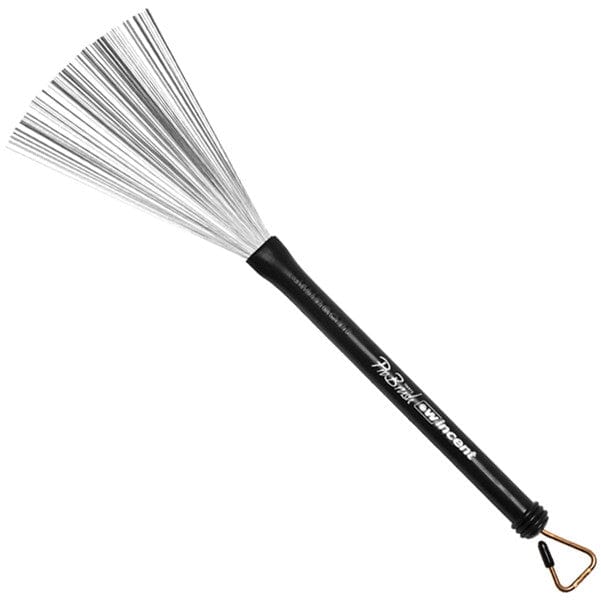 wincent drumsticks wincent w-40h heavy steel wire drum stick brushes