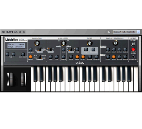 XHUN Audio Virtual Instruments Xhun LittleOne Synthesizer