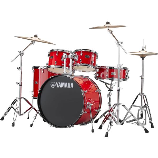 yamaha acoustic drum kits red yamaha rydeen rdp2f5 acoustic drum set #color_red