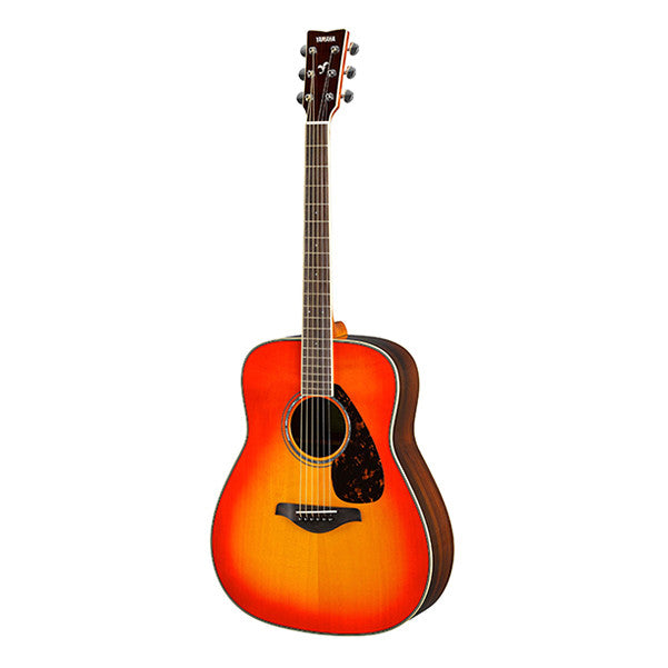 yamaha acoustic guitars autumn burst yamaha fg830 dreadnought acoustic guitar