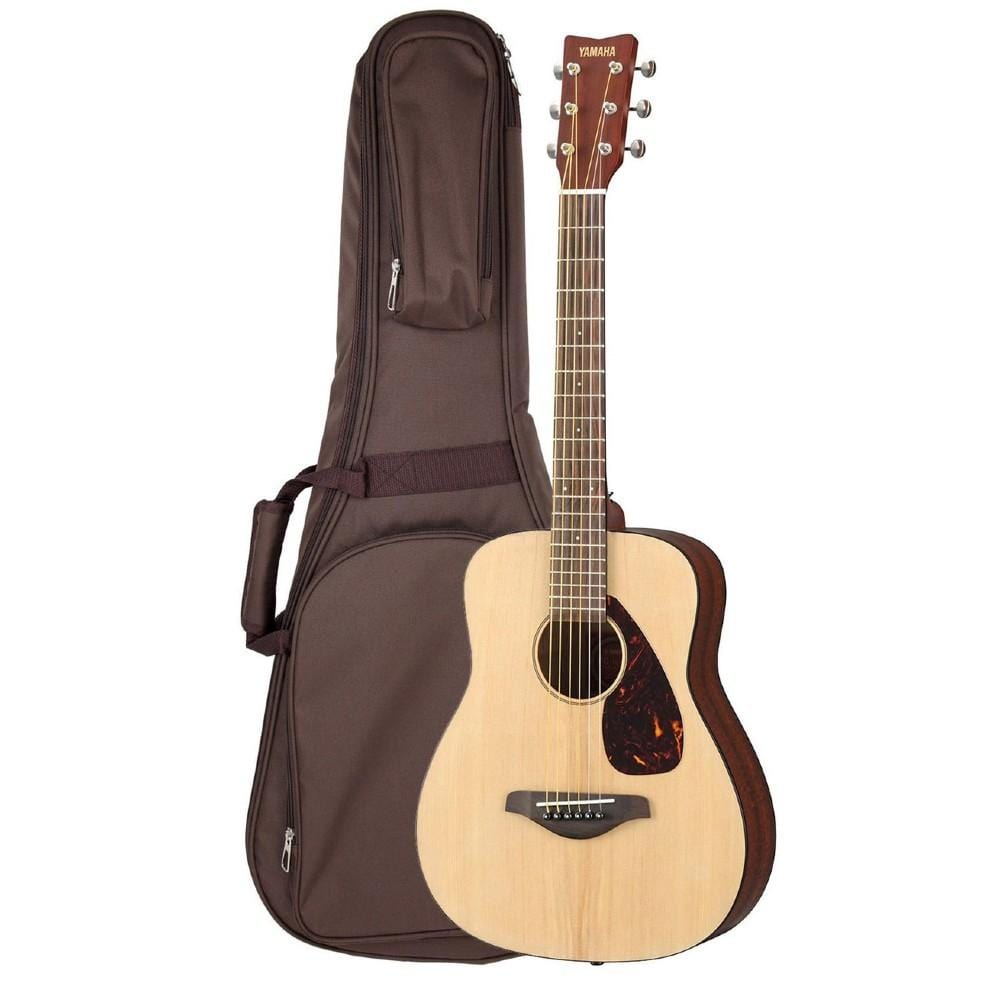 yamaha acoustic guitars yamaha jr2 3/4-size folk acoustic guitar w gigbag - natural