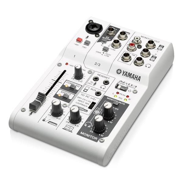 yamaha analog mixers yamaha ag-03 3 channel analog mixer with usb audio interface