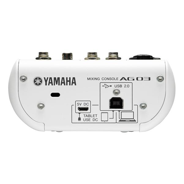 yamaha analog mixers yamaha ag-03 3 channel analog mixer with usb audio interface