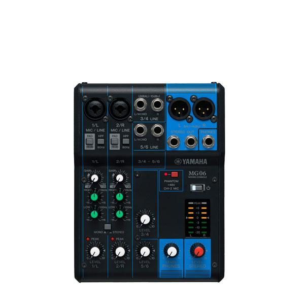 yamaha analog mixers yamaha mg-06 mg series analog mixing console