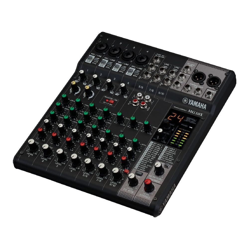 yamaha analog mixers yamaha mg10x cv 10-channel stereo mixer
