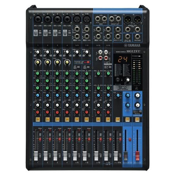 yamaha analog mixers yamaha mg12xu 12-channel mixer with effects