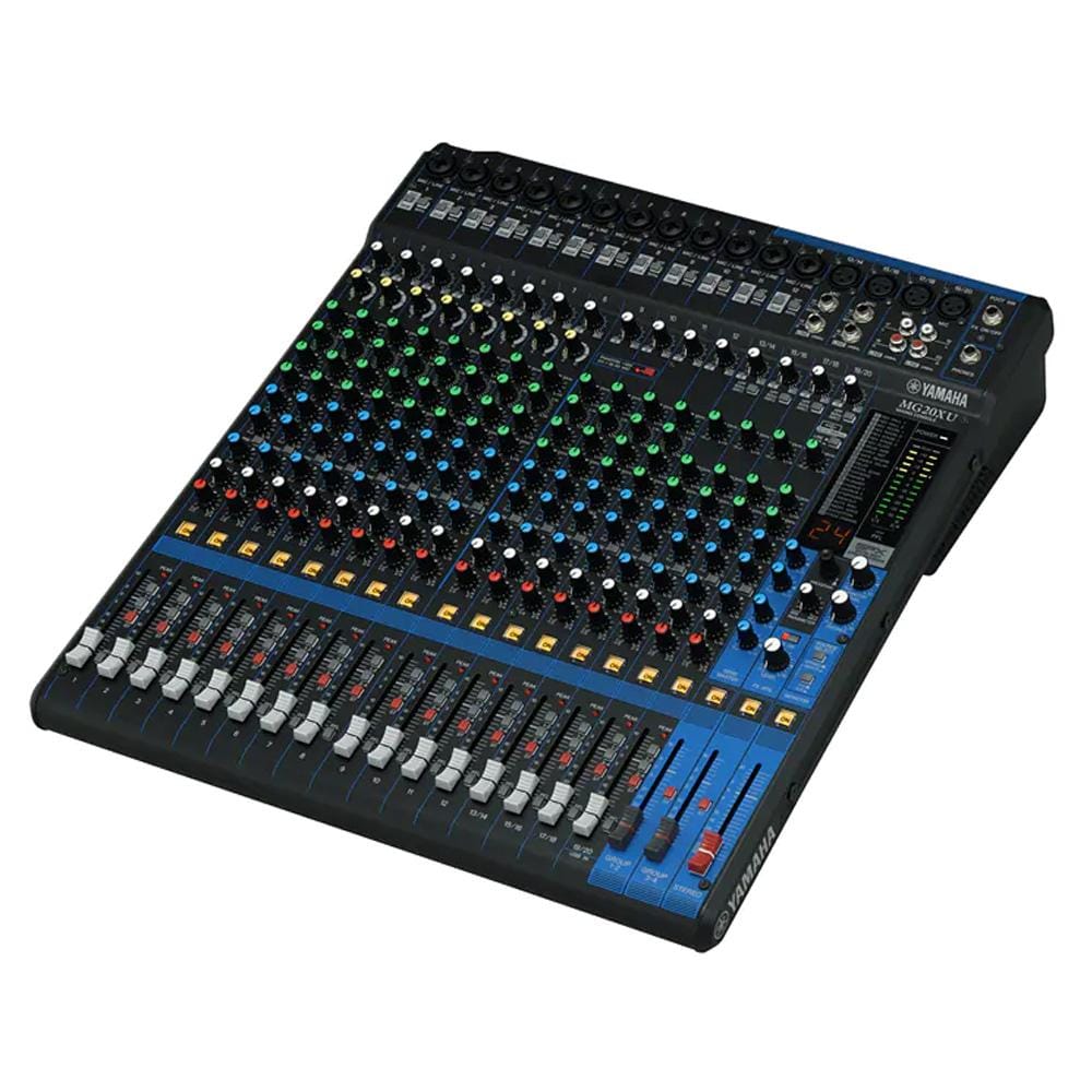 yamaha analog mixers yamaha mg20xu 20 channel mixer with usb & spx effects