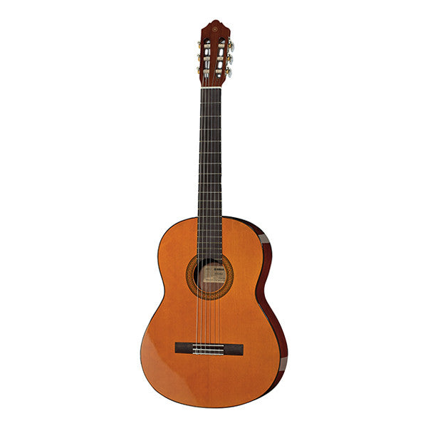 yamaha classical guitars yamaha cg102 dreadnought classical guitar - natural high gloss