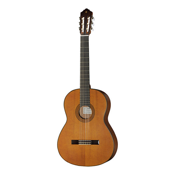 yamaha classical guitars yamaha cg122mc dreadnought classical guitar - natural matte