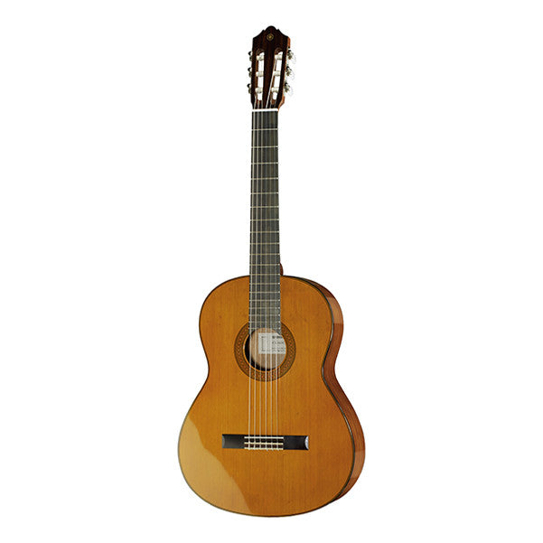 yamaha classical guitars yamaha cg142c dreadnought classical guitar - natural high gloss