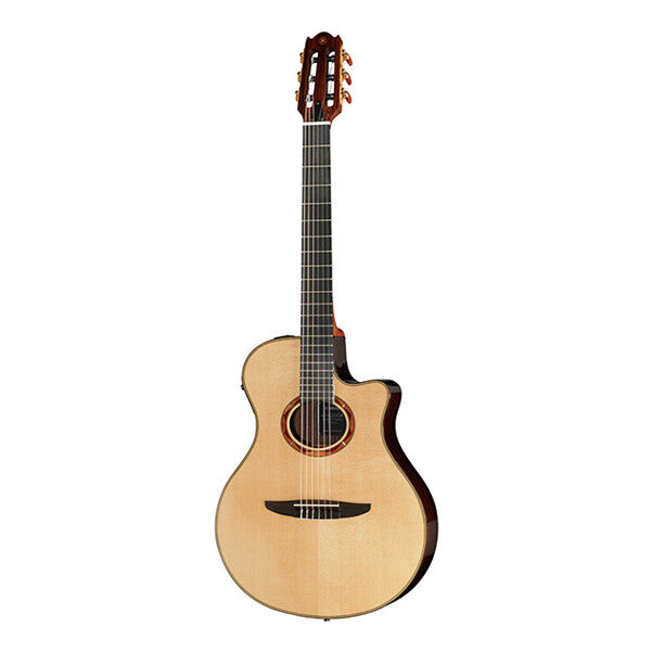 yamaha classical guitars yamaha ntx1200r cutaway classical guitar - natural