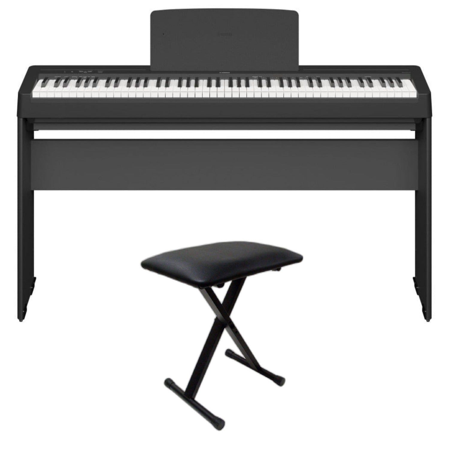 Yamaha Digital Pianos Yamaha P145 with Stand and Bench Yamaha P145 88 Key Digital Piano