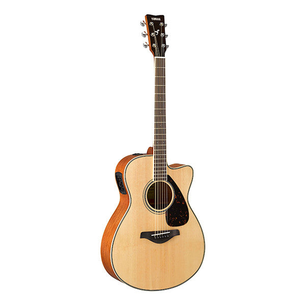 yamaha electro acoustic guitars natural yamaha fsx820c cutaway electro acoustic guitar #color_natural