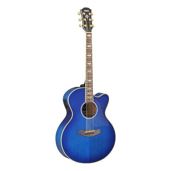 yamaha electro acoustic guitars ultramarine yamaha cpx1000 cutaway electro acoustic guitar #color_ultramarine