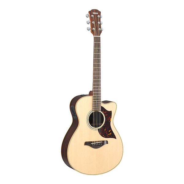 yamaha electro acoustic guitars yamaha ac1r cutaway electro acoustic guitar - natural
