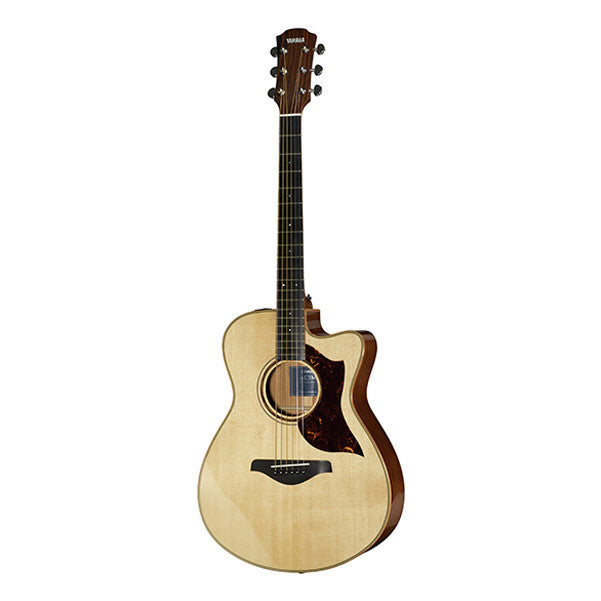 yamaha electro acoustic guitars yamaha ac3m cutaway electro acoustic guitar - natural