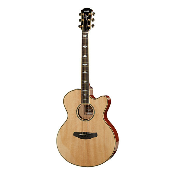 yamaha electro acoustic guitars yamaha cpx1000 cutaway electro acoustic guitar - natural