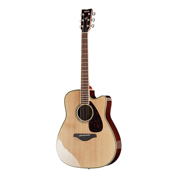 yamaha electro acoustic guitars yamaha fgx830c cutaway electro acoustic guitar - natural