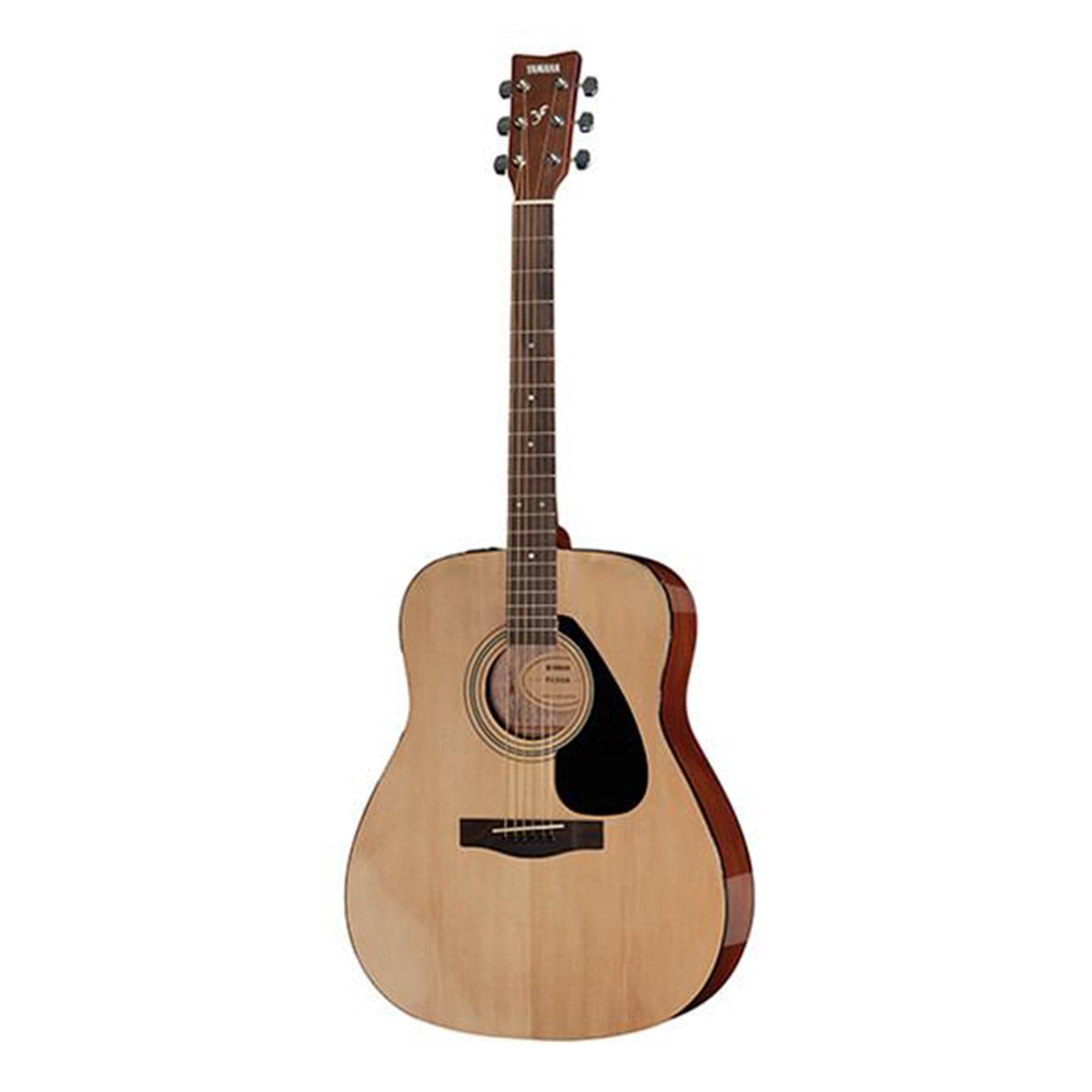 yamaha electro acoustic guitars yamaha fx310aii dreadnought electro acoustic guitar - natural