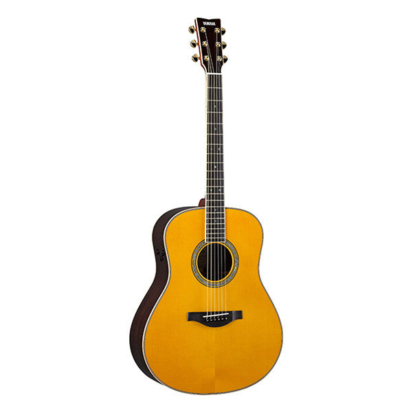 yamaha electro acoustic guitars yamaha ll-ta transacoustic dreadnought electro acoustic guitar - vintage tint