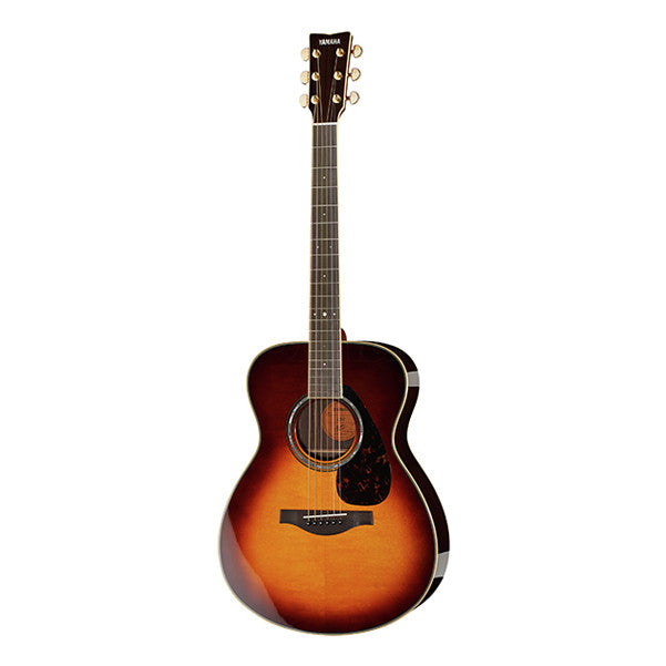 yamaha electro acoustic guitars yamaha ls 6 a.r.e dreadnought electro acoustic guitar - brown sunburst high gloss