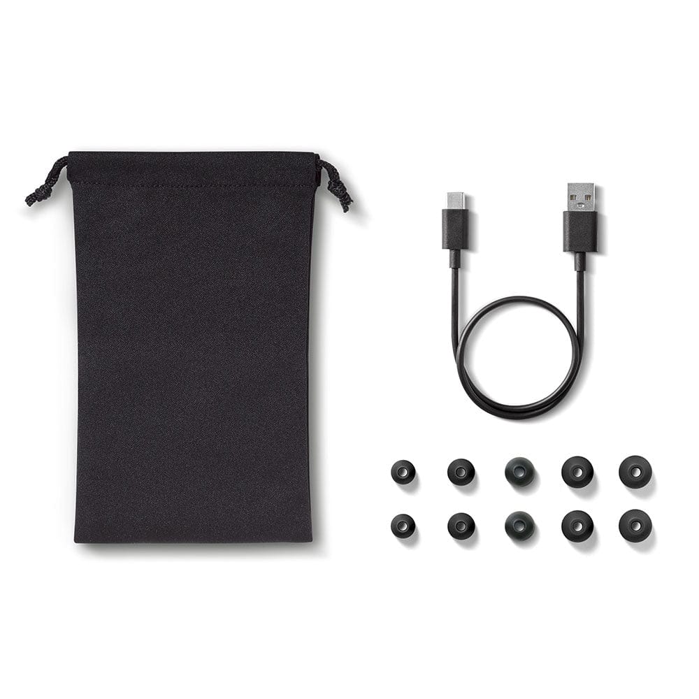 yamaha in-ear neckband headphones yamaha ep-e50a wireless noise-cancelling earphones - open box