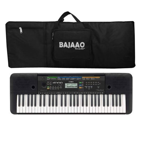 yamaha keyboard bundles yamaha psr-e253 61-key portable keyboard basic bundle