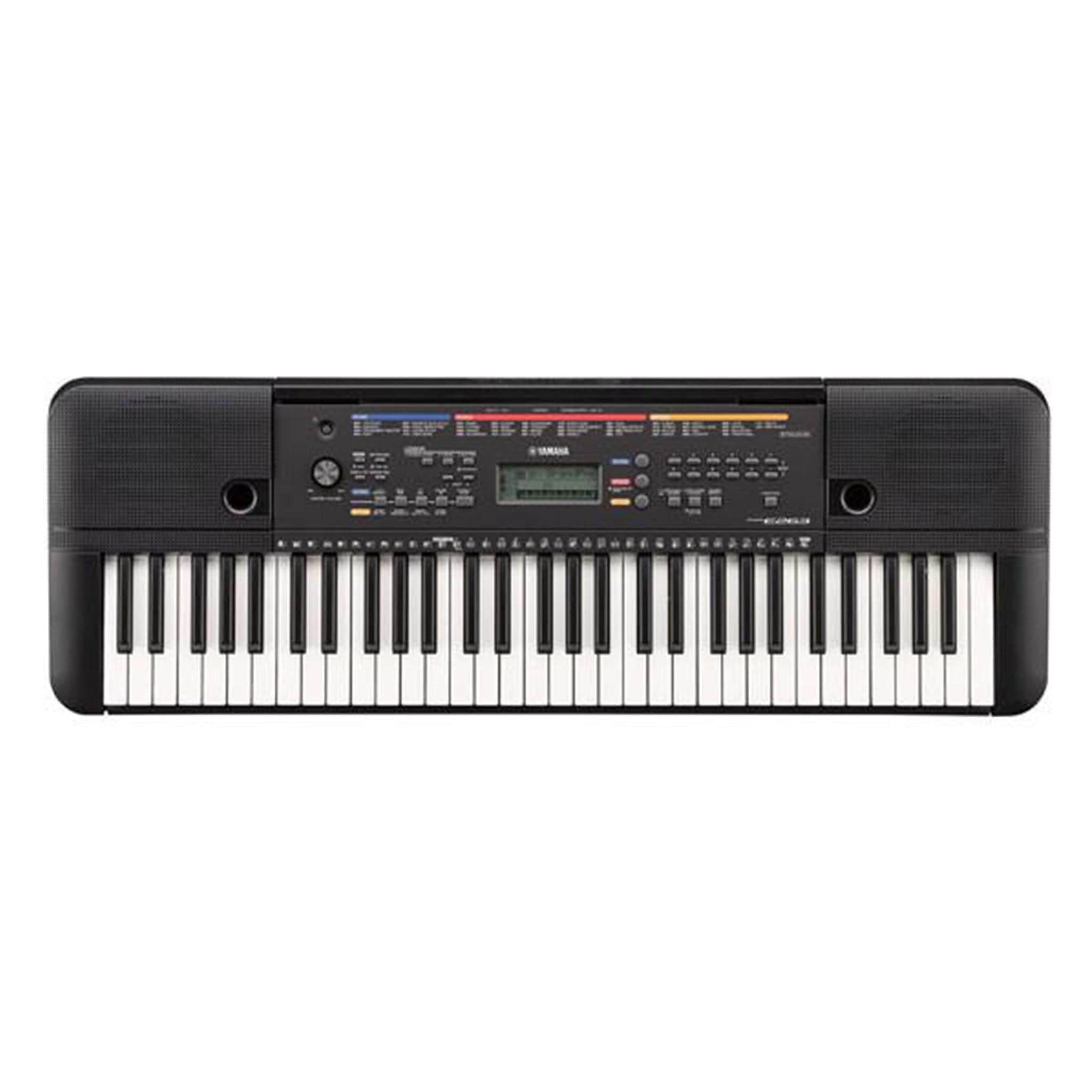 yamaha keyboard bundles yamaha psr e263 61 key portable keyboard bundle with dust cover, polishing cloth, online lessons & ebook