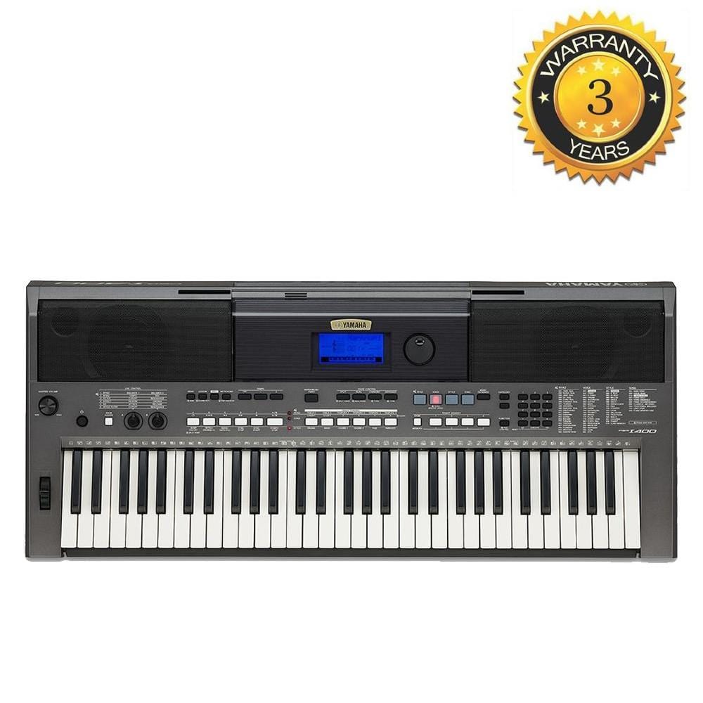 yamaha keyboard bundles yamaha psr i400 61 key portable keyboard bundle with polishing cloth, stand, online lessons & ebook