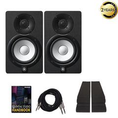 Yamaha Monitor Speaker Bundles Yamaha HS5 Studio Monitor Speakers with Isolation Pads, Cables and Ebook - Pair