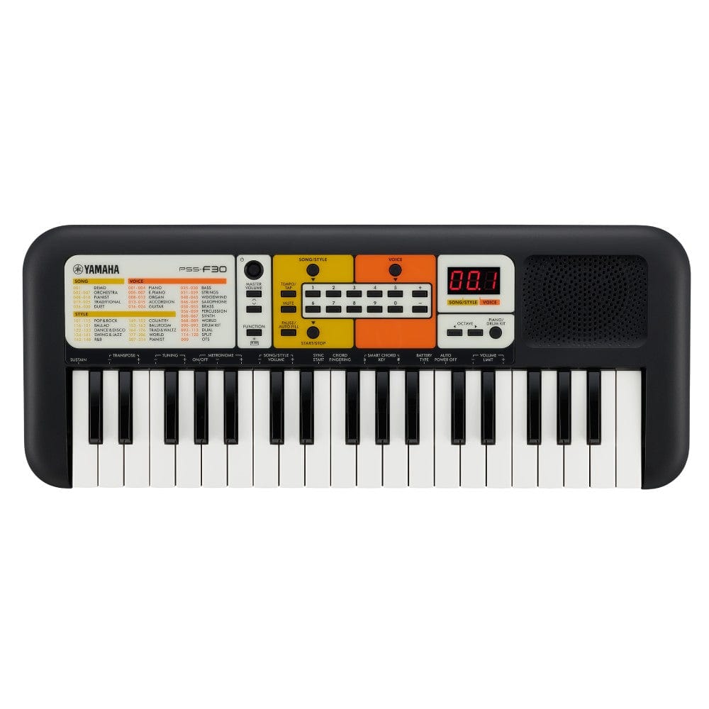 yamaha portable keyboards black yamaha pss-f30 37-key portable mini keyboard for kids