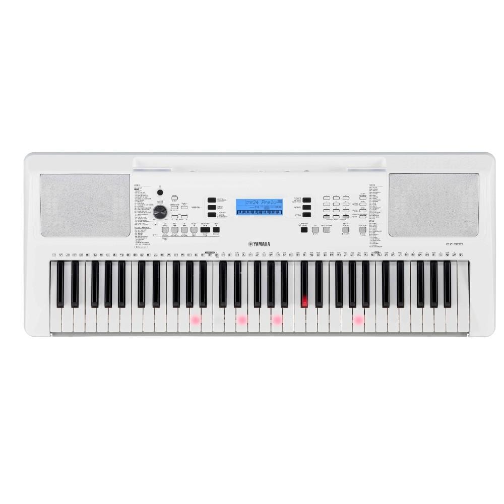 yamaha portable keyboards yamaha psr-ez300 61-key portable keyboard with lighting keys - white