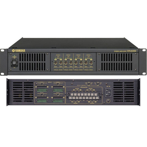 yamaha power amplifiers yamaha ipa8200 power amplifier