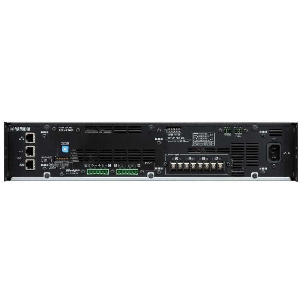 yamaha power amplifiers yamaha xmv4140 power amplifier