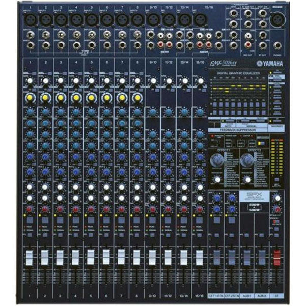yamaha powered mixers yamaha emx5016cf powered mixer - discontinued
