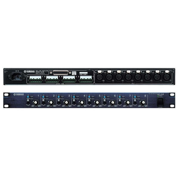 yamaha pre amps yamaha mla8 8 ch mic/line preamp head amplifier