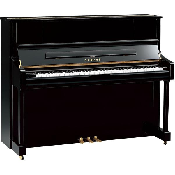 Yamaha Upright Pianos Yamaha U1J 88 Key Upright Piano with Bench - Polished Ebony