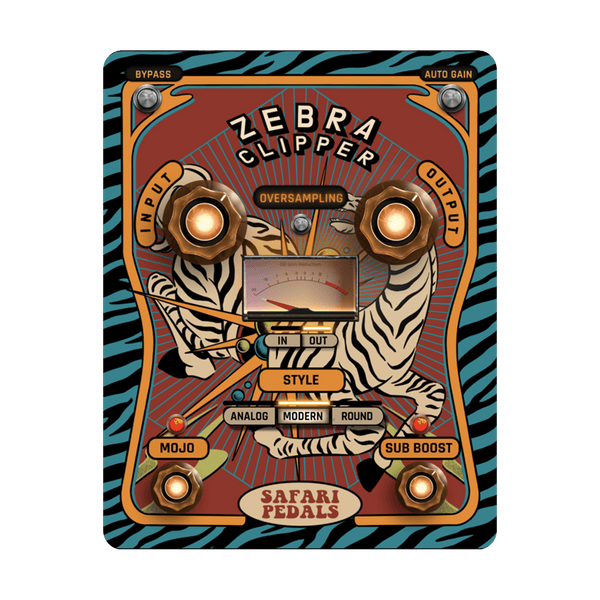 Safari Pedals Zebra Clipper