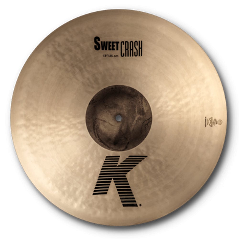 zildjian crash cymbals zildjian k0704 18" k sweet crash cymbal