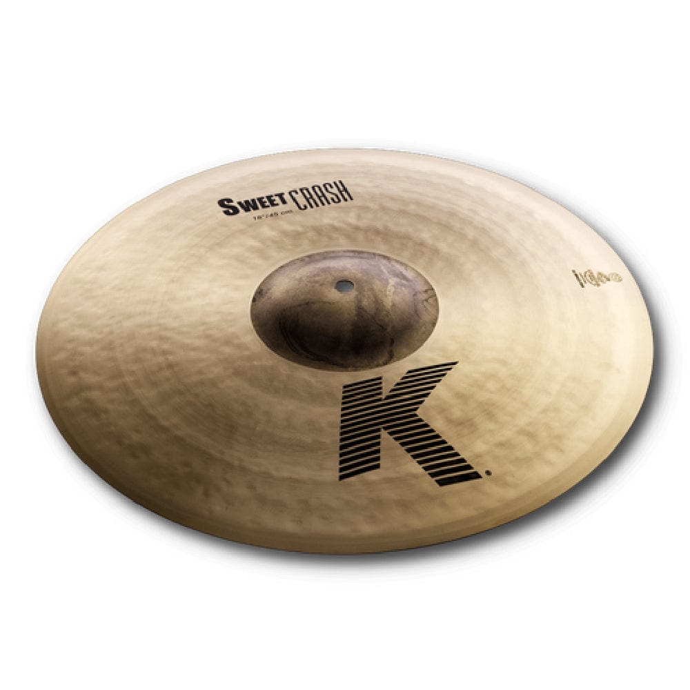 zildjian crash cymbals zildjian k0704 18" k sweet crash cymbal