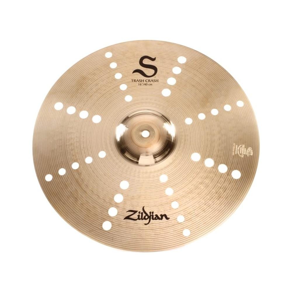 zildjian crash cymbals zildjian s16tcr 16" s series trash crash cymbal