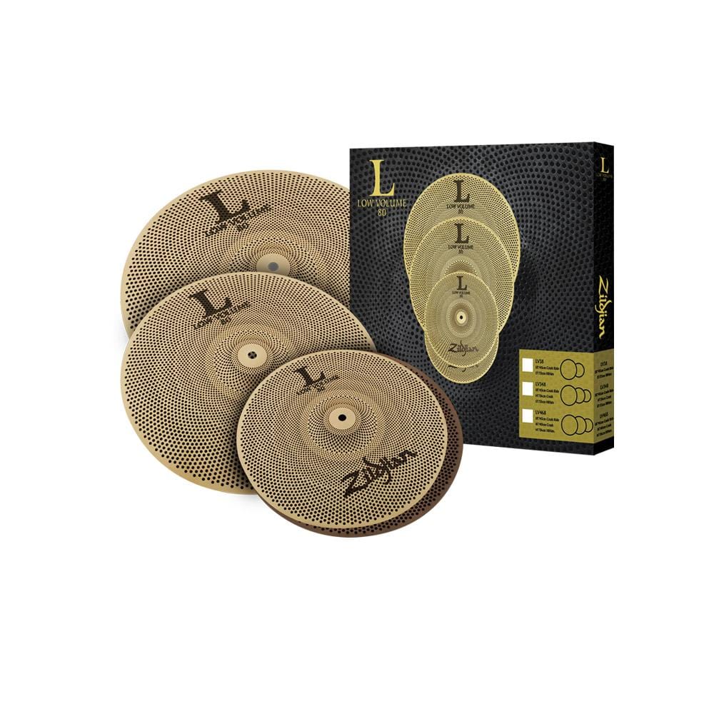 zildjian cymbal packs zildjian lv468 l80 low volume cymbal set