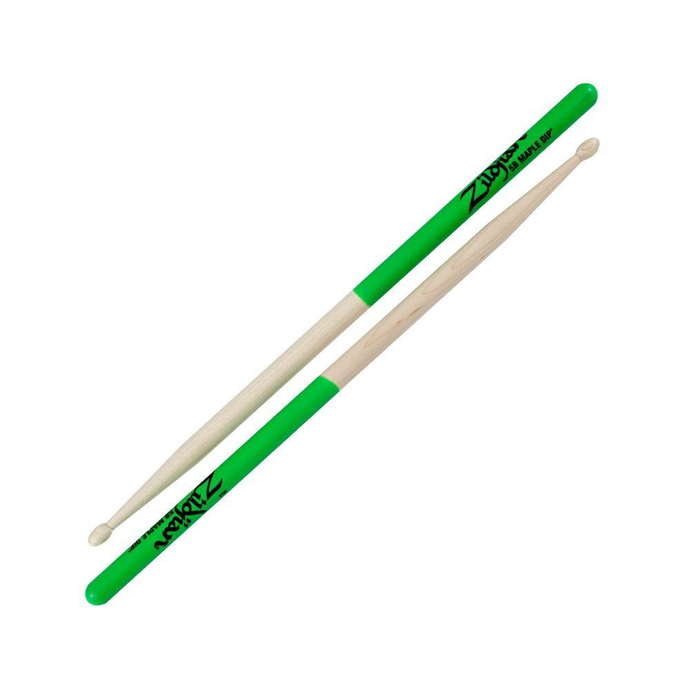 zildjian drumsticks zildjian 5b green maple dip drumsticks
