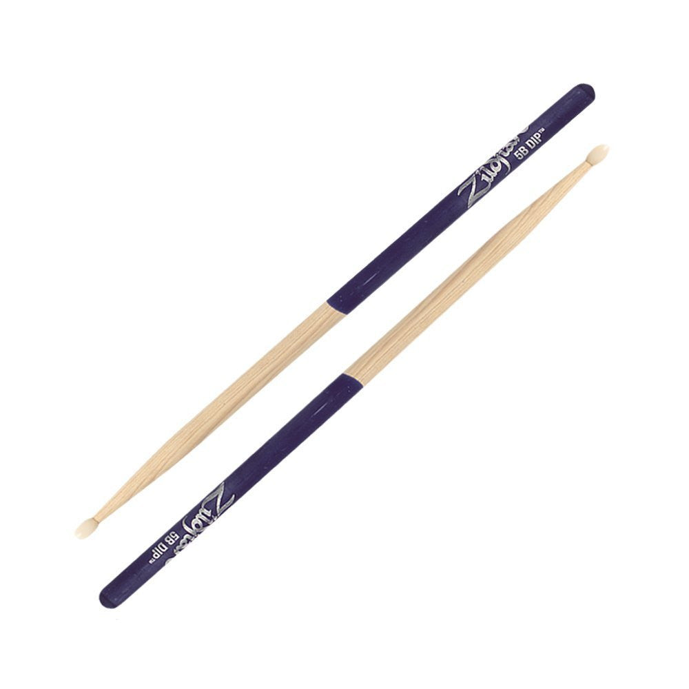 zildjian drumsticks zildjian 5b nylon purple dip drumsticks